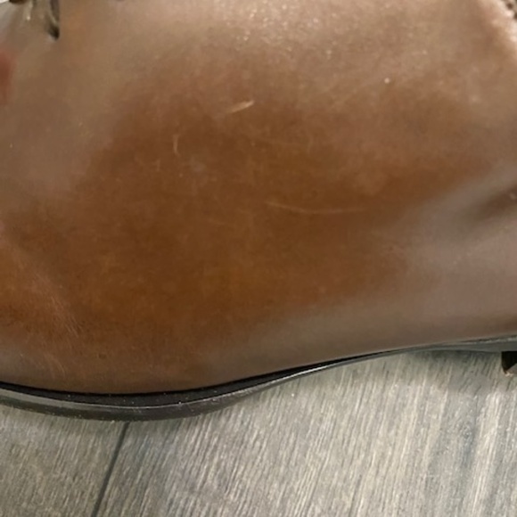 Ermenegildo Zegna Brown Leather Oxford Size US 11 - Picture 12 of 15